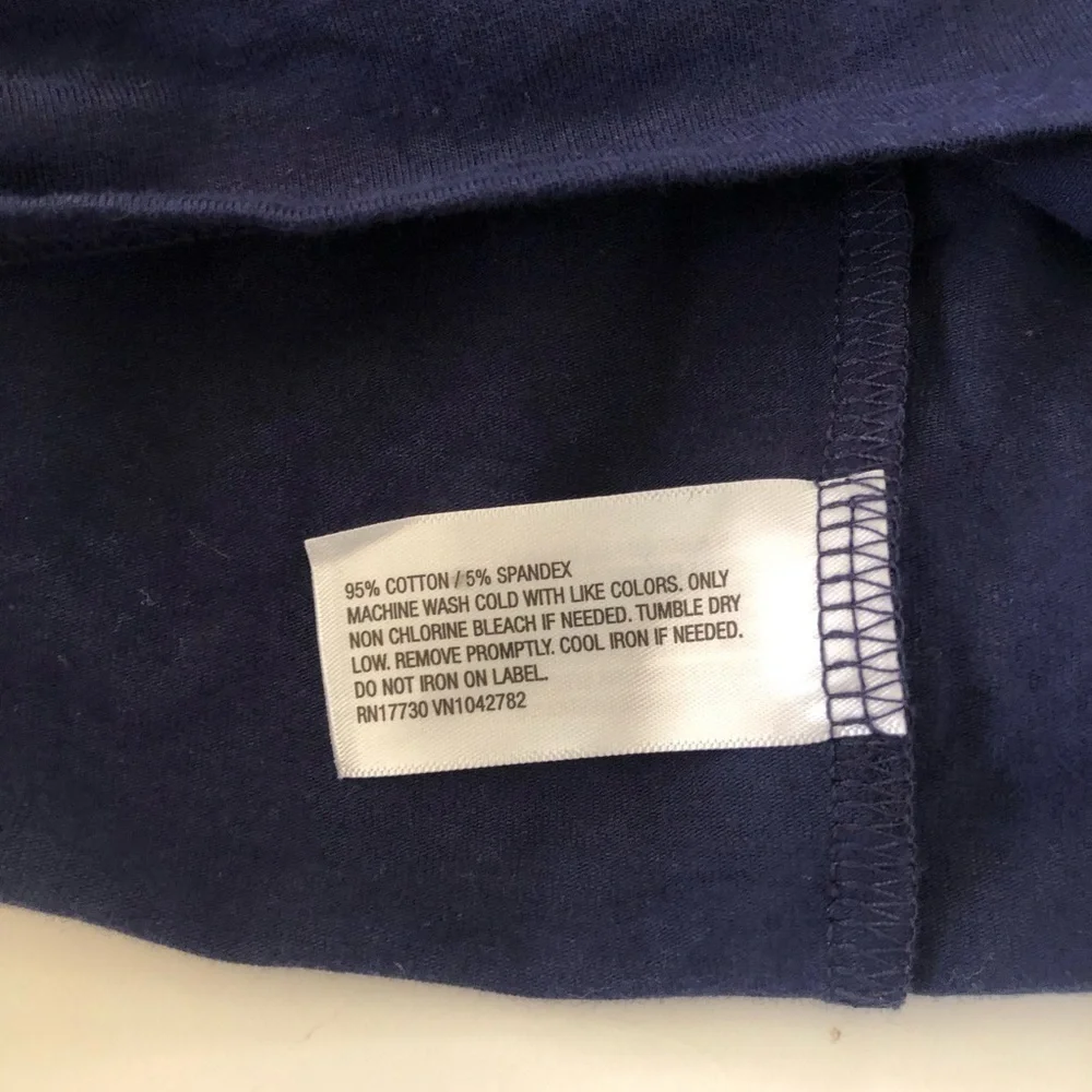 Ingrid + Isabel Navy Blue Side Ruched Maternity Knit Skirt Size XL